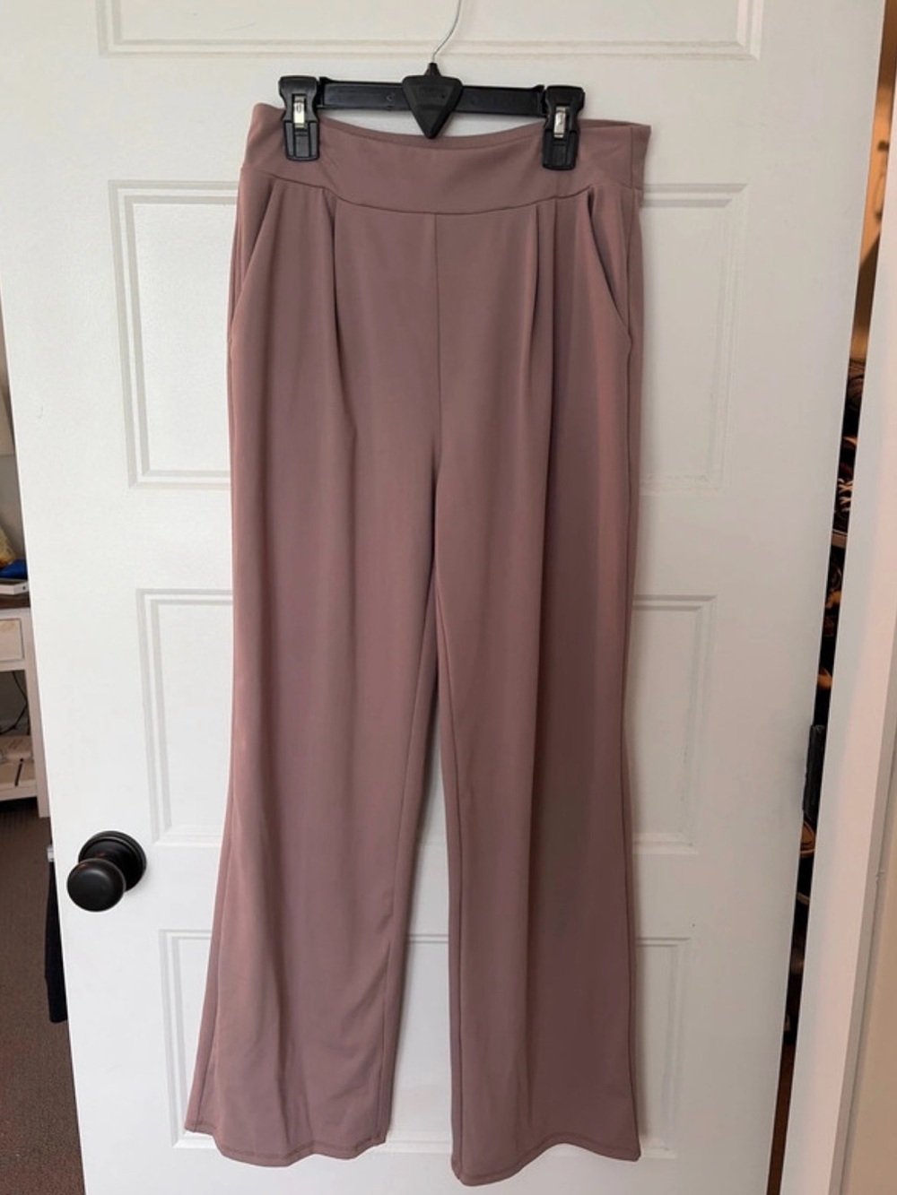 Mauve High Waisted Wide Leg Pants Size Small